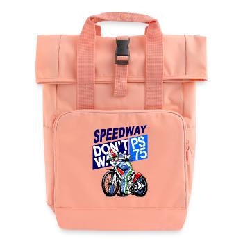 Speedway - Roll Top Backpack with Two Handles - chintz rose - Front