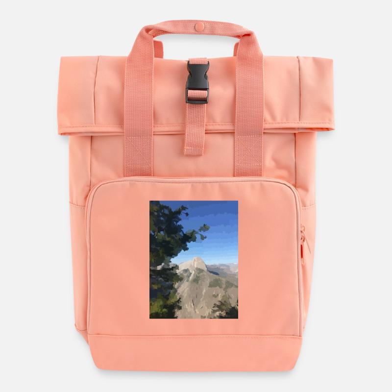 Half Dome - Rolltop Rucksack mit zwei Griffen - Chintzrosa