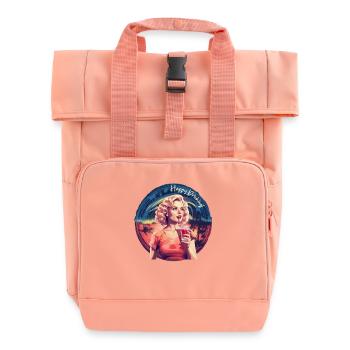 Bonne consommation d’alcool - Sac à dos Roll Top à deux anses - rose liberty - Devant