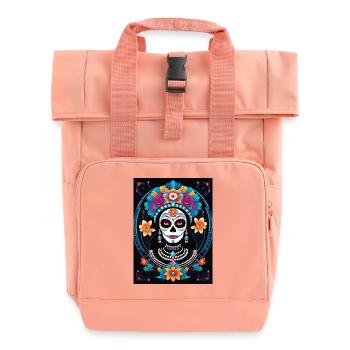 LA CATRINA DELUXE - Sac à dos Roll Top à deux anses - rose liberty - Devant