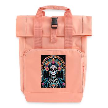LA CATRINA DELUXE - Sac à dos Roll Top à deux anses - rose liberty - Devant