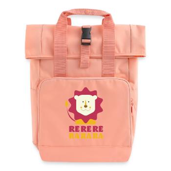 Re re ra ra ra ga Gala Cimbom bom - Sac à dos Roll Top à deux anses - rose liberty - Devant