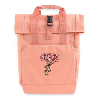 Children - Roll Top Backpack with Two Handles - chintz rose - Front