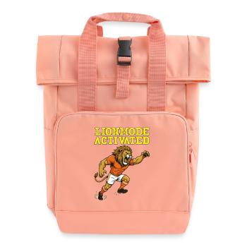 LionModeActivated - Rolltop Rucksack mit zwei Griffen - Chintzrosa - Vorne