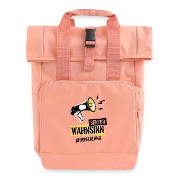 Sektor Wahnsinn - Rolltop Rucksack mit zwei Griffen - Chintzrosa - Vorne