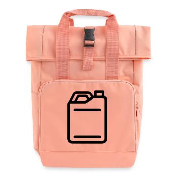 jerry can - Roll Top Backpack with Two Handles - chintz rose - Front