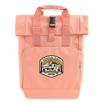 Bereit für Overlanding? - Rolltop Rucksack mit zwei Griffen - Chintzrosa - Vorne