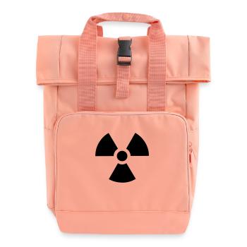 Atom - radioaktiv - Rolltop Rucksack mit zwei Griffen - Chintzrosa - Vorne