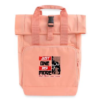 Noch eine Wiederholung - Rolltop Rucksack mit zwei Griffen - Chintzrosa - Vorne