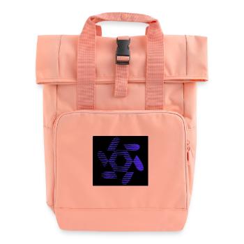 DESIGN. ART. AFRIQUE. GEEK. VINTAGE. GRAPHIQUE - Sac à dos Roll Top à deux anses - rose liberty - Devant