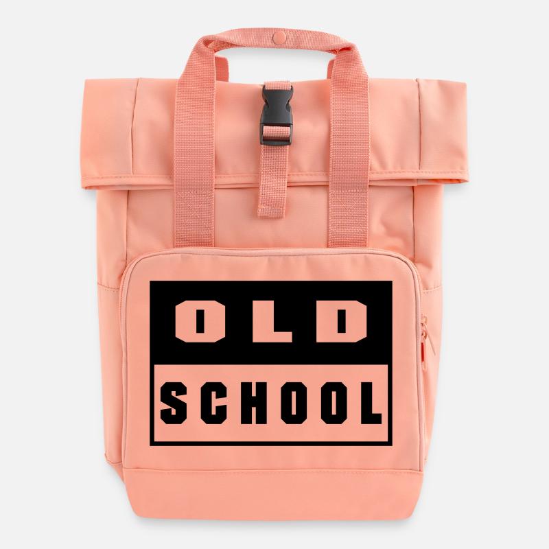 Old School - Sac à dos Roll Top à deux anses - rose liberty