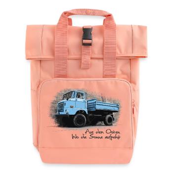 W50 Kipper - Rolltop Rucksack mit zwei Griffen - Chintzrosa - Vorne