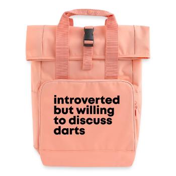 Darts - Rolltop Rucksack mit zwei Griffen - Chintzrosa - Vorne