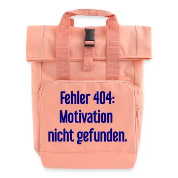 Erreur 404 : Motivation introuvable - Sac à dos Roll Top à deux anses - rose liberty - Devant