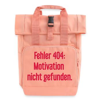Erreur 404 : Motivation introuvable - Sac à dos Roll Top à deux anses - rose liberty - Devant
