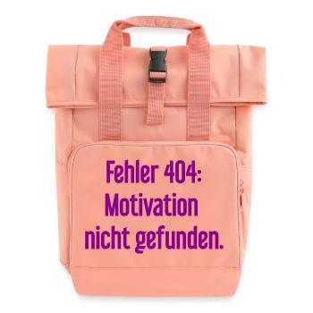 Erreur 404 : Motivation introuvable - Sac à dos Roll Top à deux anses - rose liberty - Devant