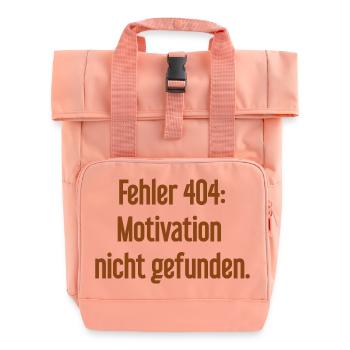 Erreur 404 : Motivation introuvable - Sac à dos Roll Top à deux anses - rose liberty - Devant