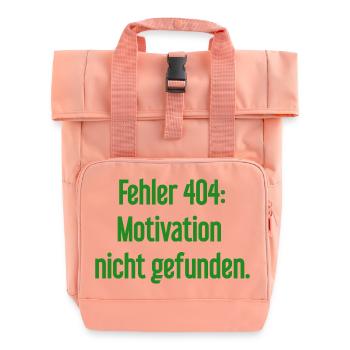 Erreur 404 : Motivation introuvable - Sac à dos Roll Top à deux anses - rose liberty - Devant
