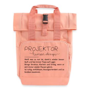 You're a projector - Roll Top Backpack with Two Handles - chintz rose - Front