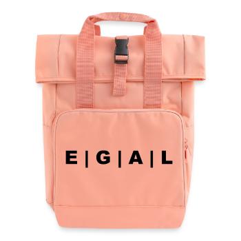 EGAL - Rolltop Rucksack mit zwei Griffen - Chintzrosa - Vorne
