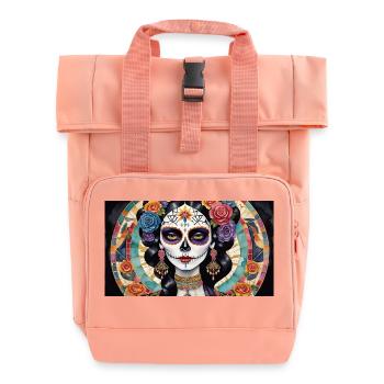 LA CATRINA DELUXE - Sac à dos Roll Top à deux anses - rose liberty - Devant