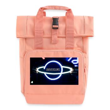 Universe - Roll Top Backpack with Two Handles - chintz rose - Front