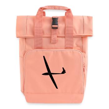 ls4 glider pilot - Roll Top Backpack with Two Handles - chintz rose - Front