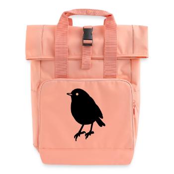 Bird Bird Gift Gift Idea - Roll Top Backpack with Two Handles - chintz rose - Front