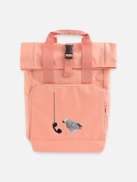 Telefon - Rolltop Rucksack mit zwei Griffen - Chintzrosa