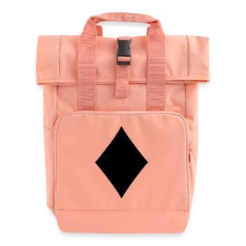 Karo - Rolltop Rucksack mit zwei Griffen - Chintzrosa - Vorne