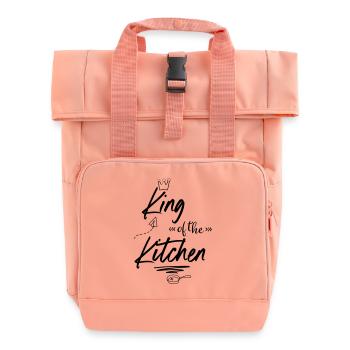 Kochschürze für Köche - Rolltop Rucksack mit zwei Griffen - Chintzrosa - Vorne