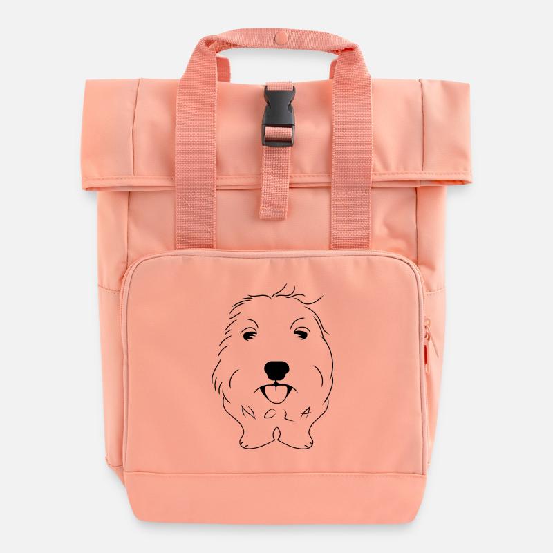 Chien Nola - Sac à dos Roll Top à deux anses - rose liberty