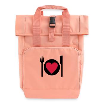 essen - Rolltop Rucksack mit zwei Griffen - Chintzrosa - Vorne