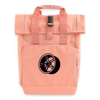 felge_t1 - Rolltop Rucksack mit zwei Griffen - Chintzrosa - Vorne