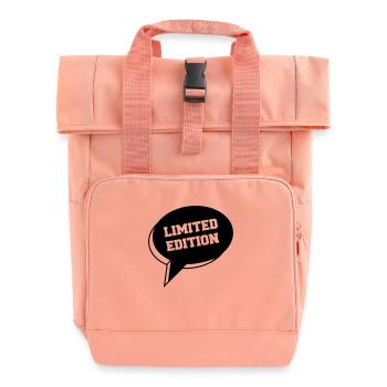 Limited Edition - Rolltop Rucksack mit zwei Griffen - Chintzrosa - Vorne