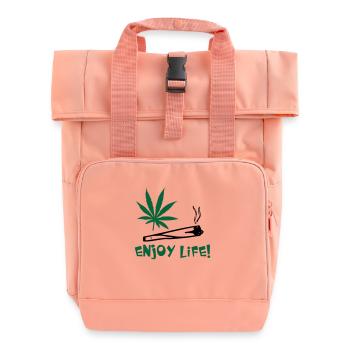 enjoylife - Sac à dos Roll Top à deux anses - rose liberty - Devant