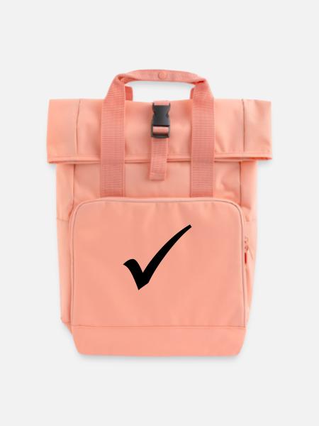 haken - Rolltop Rucksack mit zwei Griffen - Chintzrosa