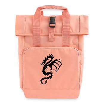 Drache Dragon 4 - Rolltop Rucksack mit zwei Griffen - Chintzrosa - Vorne