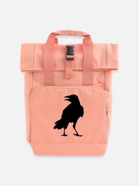 Raabe - Rolltop Rucksack mit zwei Griffen - Chintzrosa