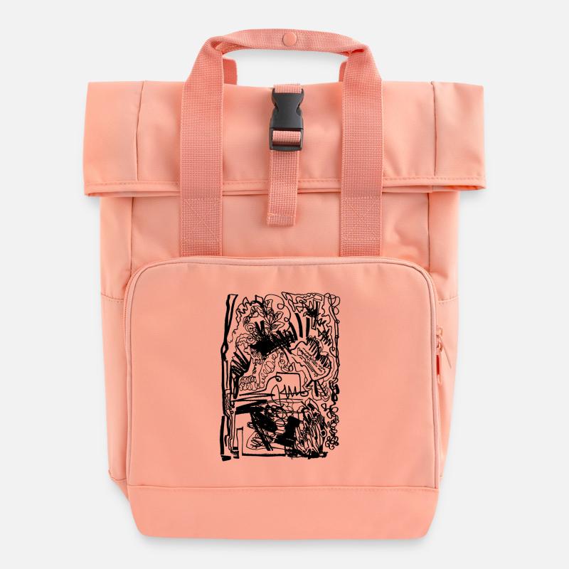 CHAOS - Rolltop Rucksack mit zwei Griffen - Chintzrosa