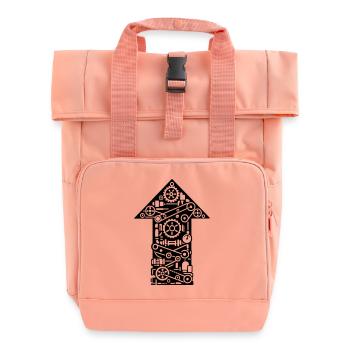 Technologie des machines Pfeil - Sac à dos Roll Top à deux anses - rose liberty - Devant