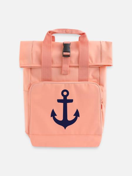 Anker - Rolltop Rucksack mit zwei Griffen - Chintzrosa