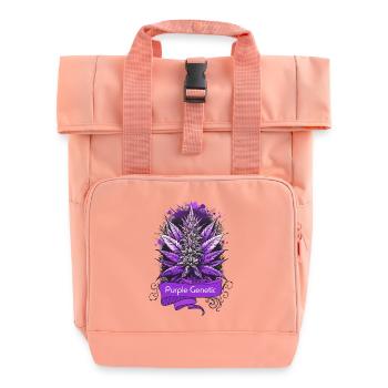 Purple Genetic - Rolltop Rucksack mit zwei Griffen - Chintzrosa - Vorne