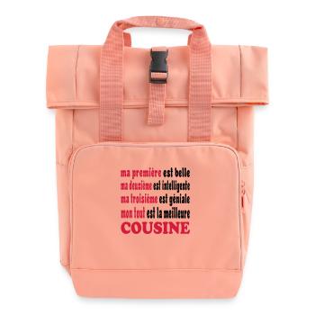 LA MEILLEURE COUSINE 111 - Rolltop Rucksack mit zwei Griffen - Chintzrosa - Vorne