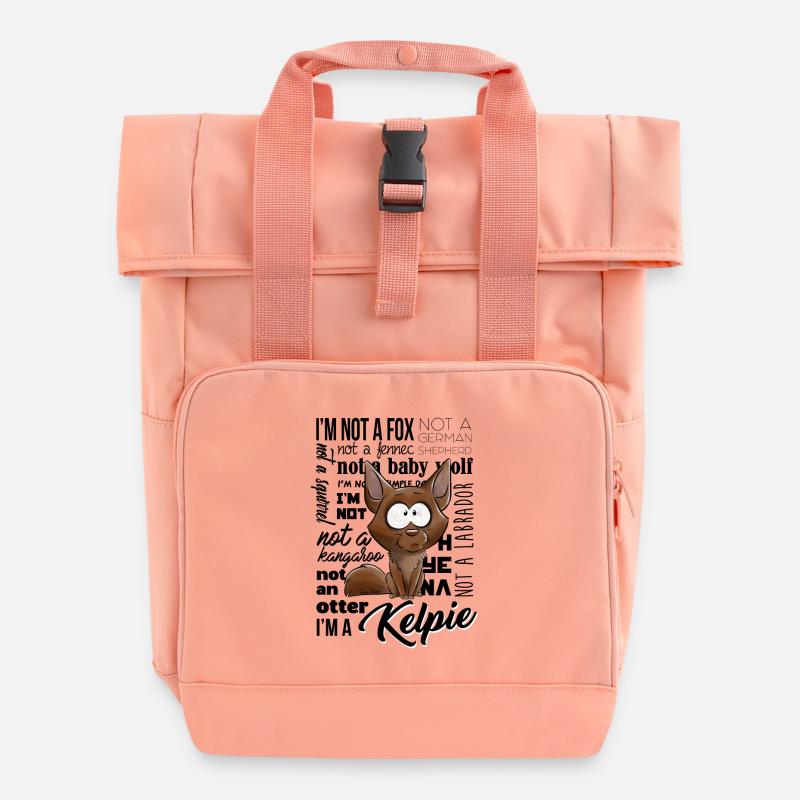 I'm a Kelpie - Sac à dos Roll Top à deux anses - rose liberty