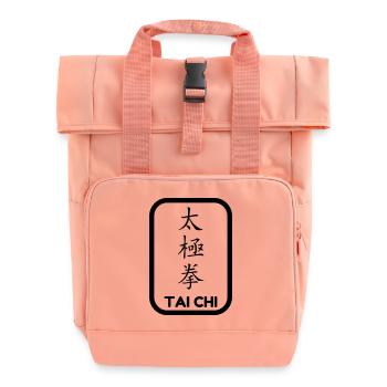 Taijiquan / Tai-Chi Chuan / Tai Chi / Tai-Chi - Sac à dos Roll Top à deux anses - rose liberty - Devant