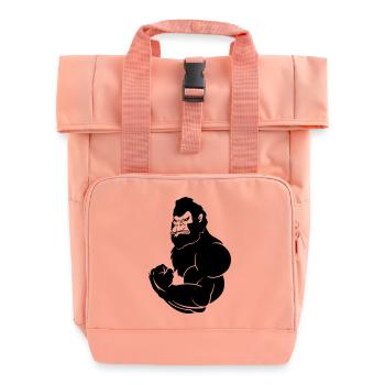 gorilla_beast_001 - Rolltop Rucksack mit zwei Griffen - Chintzrosa - Vorne