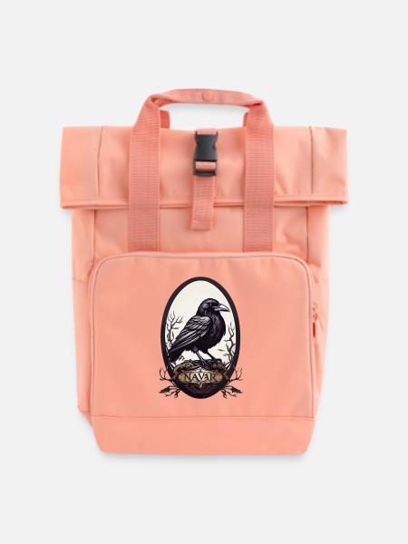 Schwarzer Rabe - Rolltop Rucksack mit zwei Griffen - Chintzrosa