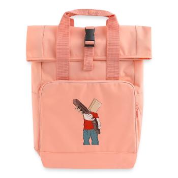Guitariste timide - Sac à dos Roll Top à deux anses - rose liberty - Devant