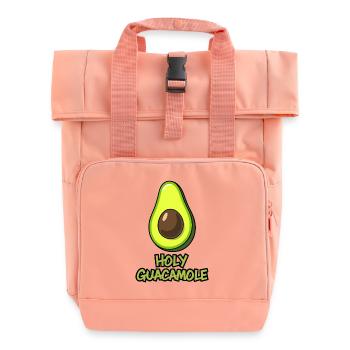 Holy guacamole - Roll Top Backpack with Two Handles - chintz rose - Front